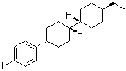 [trans(trans)]-1-(4'-Ethyl[1,1'-bicyclohexyl]-4-yl)-4-iodobenzene molecular structure (CAS 152187-20-7)