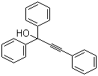 structure of CAS# 1522-13-0, 1,1,3-Triphenylpropargyl alcohol;1,1,3-Triphenyl-2-propyn-1-ol