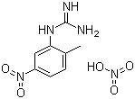 结构式 CAS# 152460-08-7, (2-甲基-5-硝基苯基)胍硝酸盐