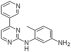 structure of CAS# 152460-10-1, N-(5-Amino-2-methylphenyl)-4-(3-pyridyl)-2-pyrimidineamine;4-Methyl-3-[4-(3-pyridyl)pyrimidin-2-ylamino]aniline; 4-Methyl-N'-[4-(pyridin-3-yl)pyrimidin-2-yl]benzene-1,3-diamine