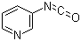 结构式 CAS# 15268-31-2, 吡啶-3-基异氰酸酯