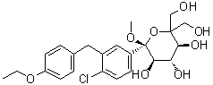 structure of CAS# 1528636-39-6, Methyl 1-C-[4-chloro-3-[(4-ethoxyphenyl)methyl]phenyl]-5-C-(hydroxymethyl)-alpha-D-xylo-hexopyranoside