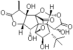 结构式 CAS# 15291-76-6, 银杏内酯 C