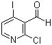 structure of CAS# 153034-90-3, 2-Chloro-4-iodopyridine-3-carboxaldehyde;2-Chloro-4-iodonicotinaldehyde