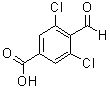 结构式 CAS# 153203-80-6, 3,5-二氯-4-甲酰基苯甲酸