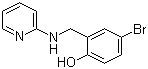 structure of CAS# 153247-75-7, 4-Bromo-2-[(2-pyridinylamino)methyl]phenol