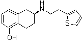 (6S)-5,6,7,8-Tetrahydro-6-[[2-(2-thienyl)ethyl]amino]-1-naphthalenol molecular structure (CAS 153409-14-4)