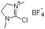 structure of CAS# 153433-26-2, 2-Chloro-1,3-dimethylimidazolidinium tetrafluoroborate;CIB