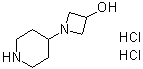 1-(4-Piperidinyl)-3-azetidinol hydrochloride (1:2) molecular structure (CAS 1537465-19-2)