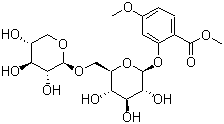 structure of CAS# 154-60-9, Primeverin