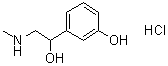 DL-Phenylephrine hydrochloride molecular structure (CAS 154-86-9)