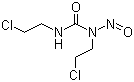 structure of CAS# 154-93-8, Carmustin;1,3-Bis(2-chloroethyl)-1-nitrosourea; Bis(2-chloroethyl)nitrosourea; N,N-Bis (2-chloroethyl)-N-nitrosourea; BCNU