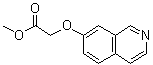 2-(7-Isoquinolinyloxy)acetic acid methyl ester molecular structure (CAS 1541417-75-7)