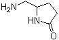 结构式 CAS# 154148-69-3, 5-(氨基甲基)吡咯烷-2-酮
