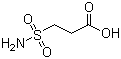 结构式 CAS# 15441-10-8, 3-(氨基磺酰基)丙酸