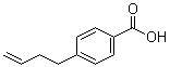 结构式 CAS# 15451-35-1, 4-(3-丁烯基)苯甲酸