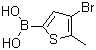 structure of CAS# 154566-69-5, 4-Bromo-5-methylthiophene-2-boronic acid