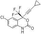 Efavirenz molecular structure (CAS 154598-52-4)