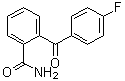 structure of CAS# 1548-28-3, 2-(4-Fluorobenzoyl)benzamide