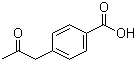结构式 CAS# 15482-54-9, 4-(2-氧代丙基)苯甲酸