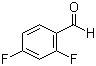 2,4-二氟苯甲醛分子结构 (CAS 1550-35-2)