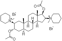 Pancuronium bromide  molecular structure (CAS 15500-66-0)