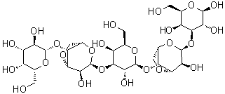 O-beta-D-Galactopyranosyl-(1→4)-O-3,6-anhydro-alpha-L-galactopyranosyl-(1→3)-O-beta-D-galactopyranosyl-(1→4)-O-3,6-anhydro-alpha-L-galactopyranosyl-(1→3)-beta-D-galactopyranose molecular structure (CAS 155015-99-9)