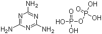 Melamine pyrophosphate molecular structure (CAS 15541-60-3)