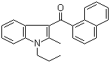 (2-甲基-1-丙基-1H-吲哚-3-基)-1-萘基甲酮分子结构 (CAS 155471-08-2)