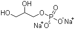 结构式 CAS# 1555-56-2, alpha-甘油磷酸酯二钠盐