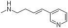 structure of CAS# 15585-43-0, RJR 2403;(E)-Metanicotine; (3E)-N-Methyl-4-(3-pyridinyl)-3-buten-1-amine; Rivanicline; trans-Metanicotine