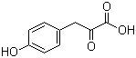 structure of CAS# 156-39-8, 4-Hydroxyphenylpyruvic acid;3-(4-Hydroxyphenyl)-2-oxopropanoic acid