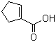 结构式 CAS# 1560-11-8, 1-环戊烯羧酸