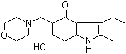 盐酸吗茚酮分子结构 (CAS 15622-65-8)