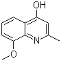 structure of CAS# 15644-89-0, 4-Hydroxy-8-methoxy-2-methylquinoline;8-Methoxy-2-methylquinolin-4-ol