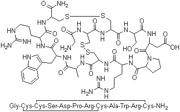 结构式 CAS# 156467-85-5, alpha-芋螺毒素 Im-I