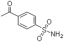 structure of CAS# 1565-17-9, 4-Acetylbenzenesulphonamide;4'-Sulphamylacetophenone