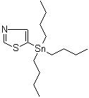 结构式 CAS# 157025-33-7, 5-(三丁基锡烷基)噻唑