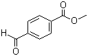 structure of CAS# 1571-08-0, Methyl 4-formylbenzoate;4-Carbomethoxybenzaldehyde; p-Carbomethoxybenzaldehyde; 4-Carboxybenzaldehyde methyl ester; 4-(Methoxycarbonyl)benzaldehyde; Methyl benzaldehyde-4-carboxylate; Methyl terephthalaldehydate