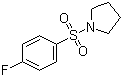 结构式 CAS# 157187-14-9, 1-(4-氟苯磺酰基)吡咯烷