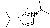 结构式 CAS# 157197-54-1, 1,3-二叔丁基氯化咪唑