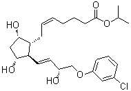 structure of CAS# 157283-66-4, Cloprostenol isopropyl ester;CPG 6112-95