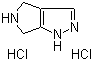结构式 CAS# 157327-47-4, 1,4,5,6-四氢吡咯并[3,4-c]吡唑二盐酸盐