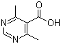 4,6-Dimethylpyrimidine-5-carboxylic acid molecular structure (CAS 157335-93-8)