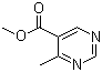 结构式 CAS# 157335-94-9, 4-甲基-5-嘧啶甲酸甲酯