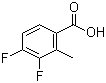 3,4-Difluoro-2-methylbenzoic acid molecular structure (CAS 157652-31-8)