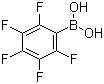 structure of CAS# 1582-24-7, 2,3,4,5,6-Pentafluorophenylboronic acid