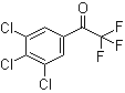 structure of CAS# 158401-00-4, 2,2,2-Trifluoro-1-(3,4,5-trichlorophenyl)ethanone