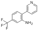 structure of CAS# 158461-54-2, 2-(Pyridin-3-yl)-5-(trifluoromethyl)aniline