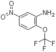 结构式 CAS# 158579-82-9, 5-硝基-2-(三氟甲氧基)苯胺